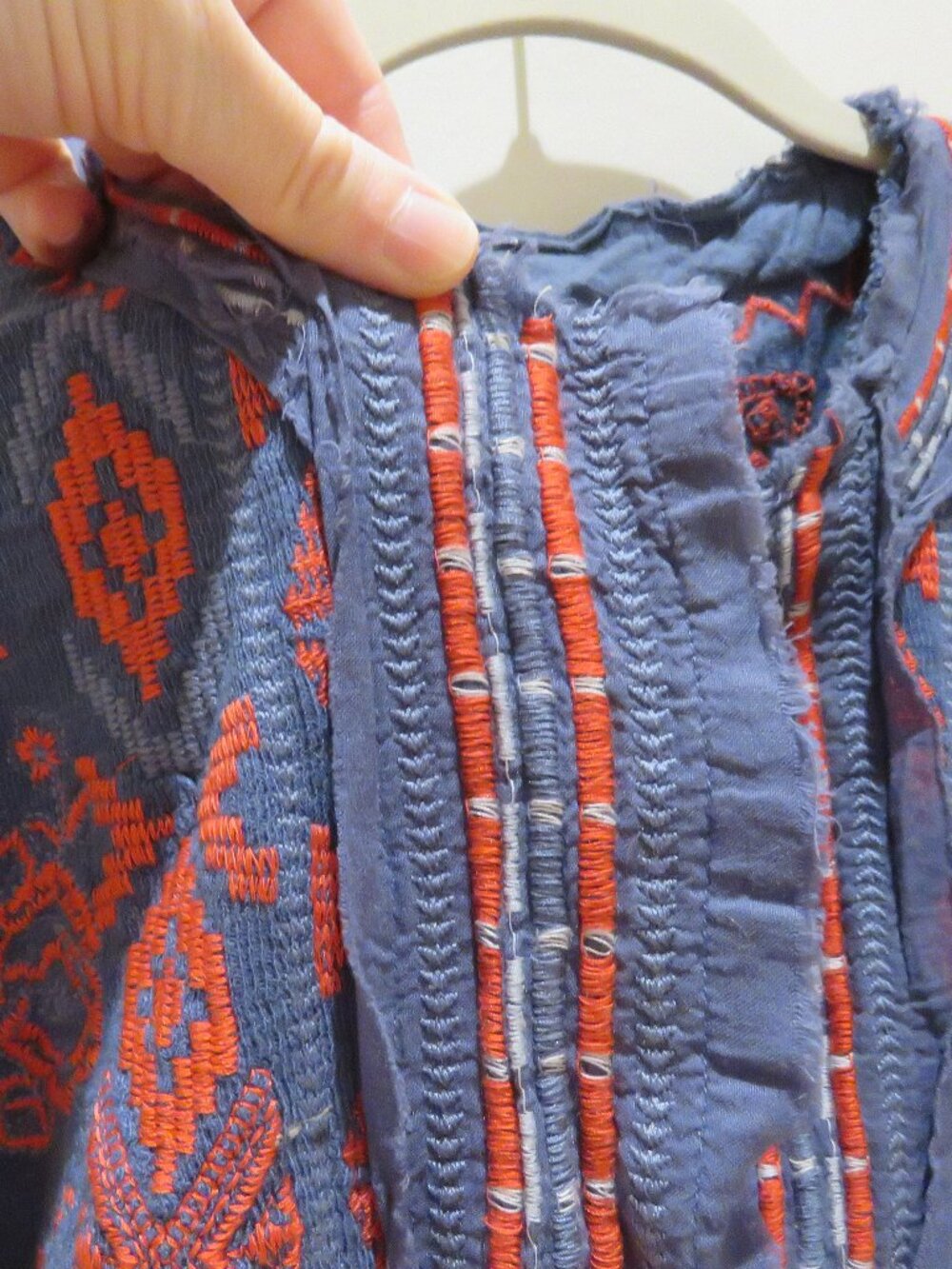 JOHNNY WAS BIYA Yatzil Fringed Embroidered Open Front Jacket Small Boho Festival - Picture 8 of 15